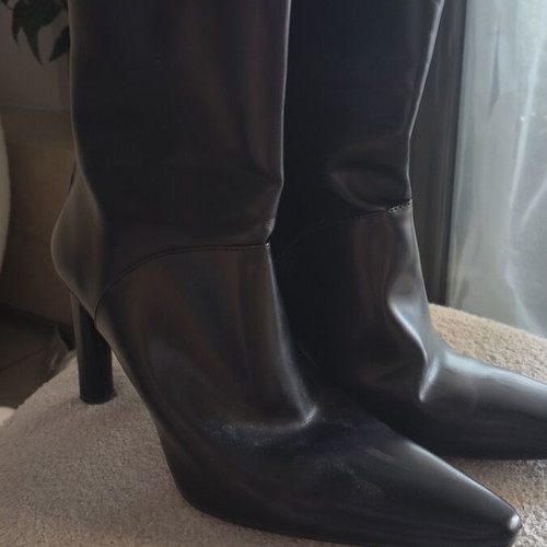 H&M black women's ankle boots like new, size 39
