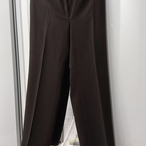 Women's suit set 3 pieces size 48 like new, brown