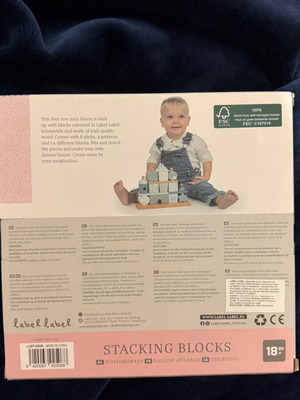 Label Label stacking blocks used