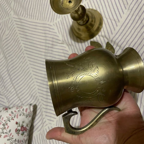 Brass decorations used, set of 3 pieces