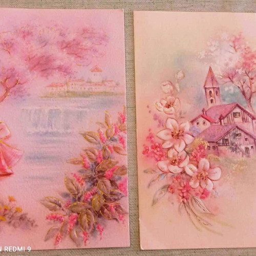 Cecami Milano Vintage Greeting Cards Set of 4 New