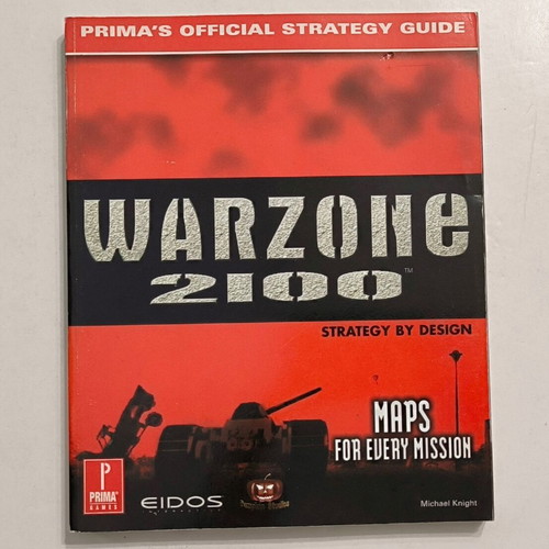 Strategy Guide - Warzone 2100 like new, in English