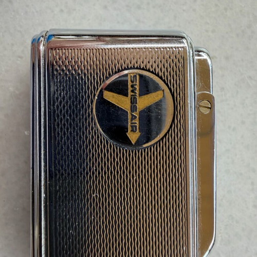 Jbelo Prestige SwissAir lighter used, collectible vintage