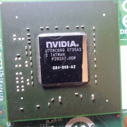 Nvidia laptop GPU used, unknown condition