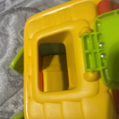 Educational Mobility Toy like new with wooden cat