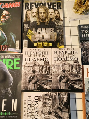 Various magazines and books used