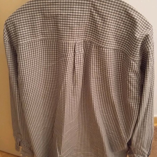 Men's shirt XL with denim details like new, blue