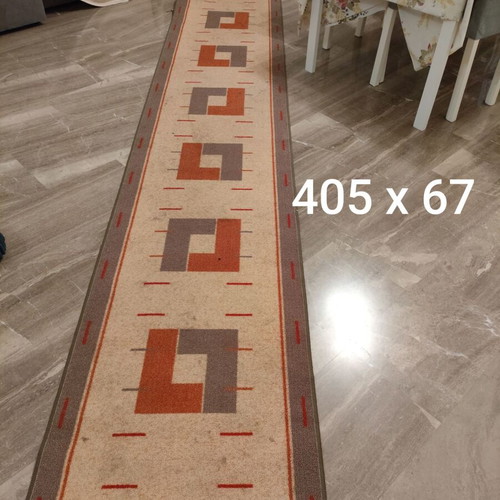 Rugs and runners used, set of 8 pieces, modern and classic styles