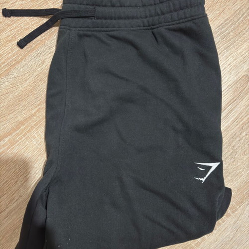 Gymshark Crest Joggers men's pants size L black like new
