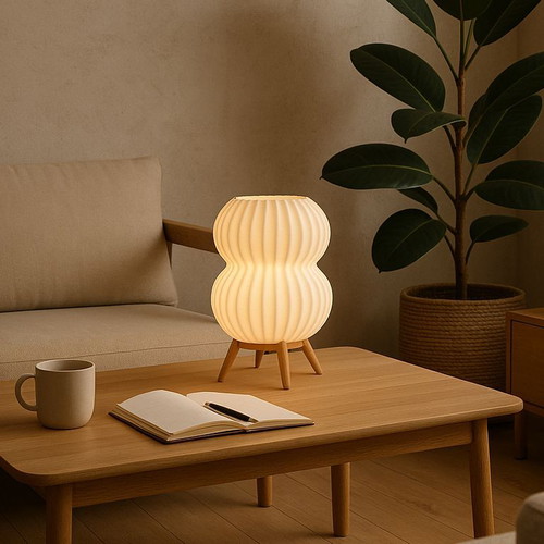 Ola Lamp table lamp new with double curve and warm light