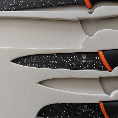Berlinger Haus Granit Diamond Line kitchen knife set of 3 new