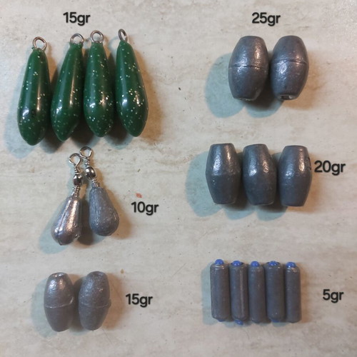 Fishing sinker set new