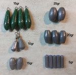 Fishing sinker set new