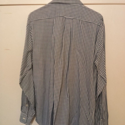 Nautica men's shirt size M like new, white and blue