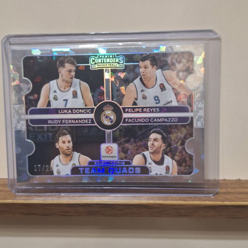 EuroLeague 2025-26 Real Madrid Team Quads 17/25 like new
