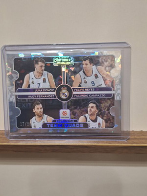 EuroLeague 2025-26 Real Madrid Team Quads 17/25 like new
