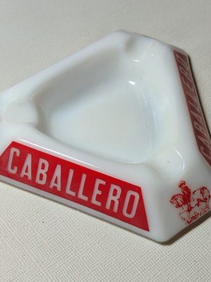Caballero cigarettes vintage ashtray used, good condition