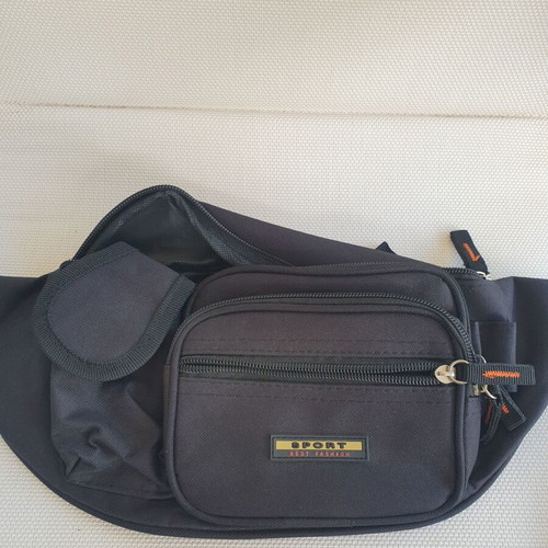 Men's banana bag like new, black