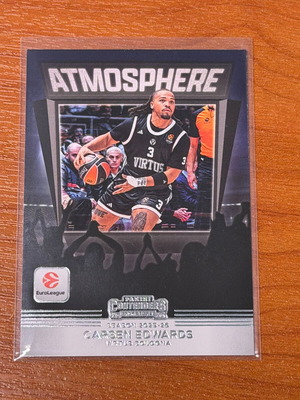 2025-26 Panini Contenders EuroLeague #15 Carsen Edwards Atmosphere SP card new