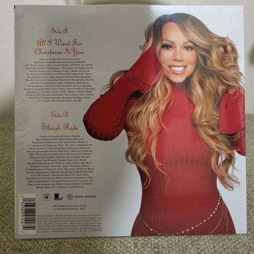 Mariah Carey All I Want For Christmas 7inch vinyl new, pop