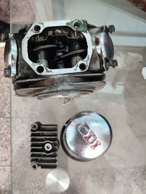 CDI cylinder head with large valves used, includes Takekawa R20 camshaft