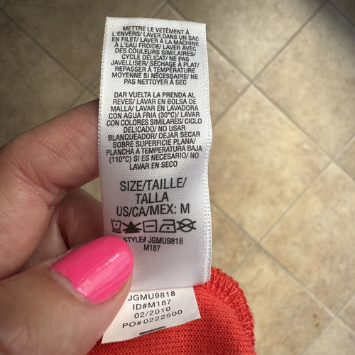 Juicy Couture Toweling Dress, size M, orangered