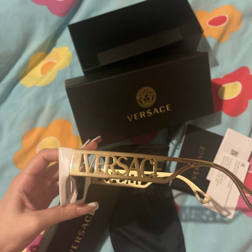 Versace sunglasses new, authentic, white