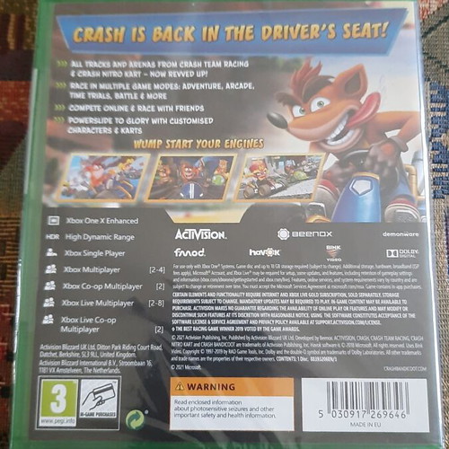 Crash Team Racing Nitro-Fueled Xbox One new