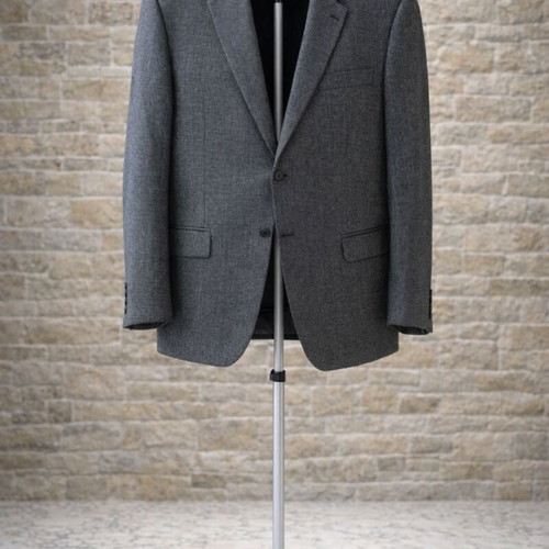 Digel Men's Jacket size 54 like new, salt & pepper fabric