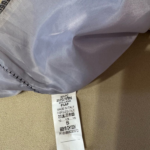 Brown checked skirt size S like new