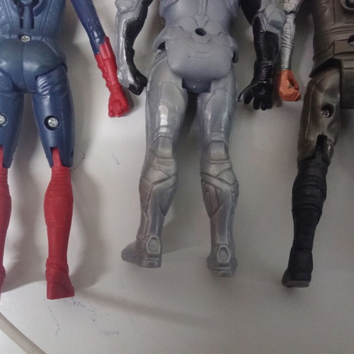 Avengers action figure set, Captain Marvel, Captain America, Thor, 15cm