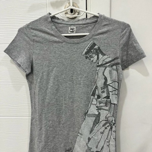 Corto Maltese x Hugo Pratt Anime Print Tee size XS like new, gray
