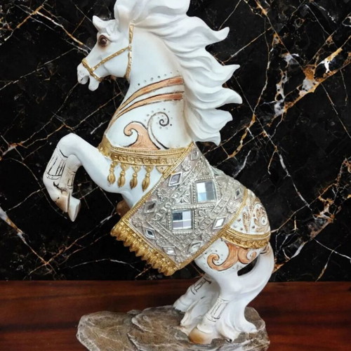 Horse sculpture new decorative 27x17x7cm