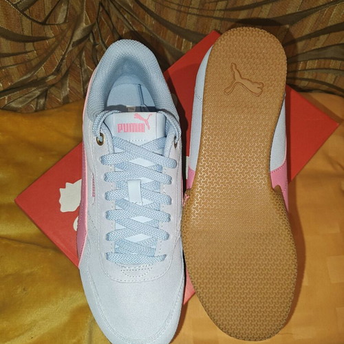 Puma Bella Donna SD women's sneakers new, blue with pink details