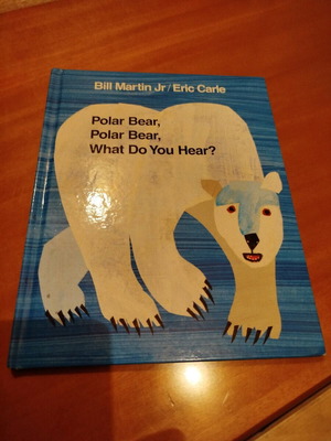 Children's book Polar Bear What Do You Hear? used, English