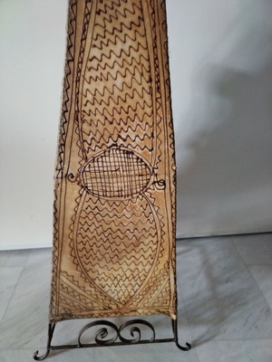 Vintage αιγυπτιακό φωτιστικό δαπέδου