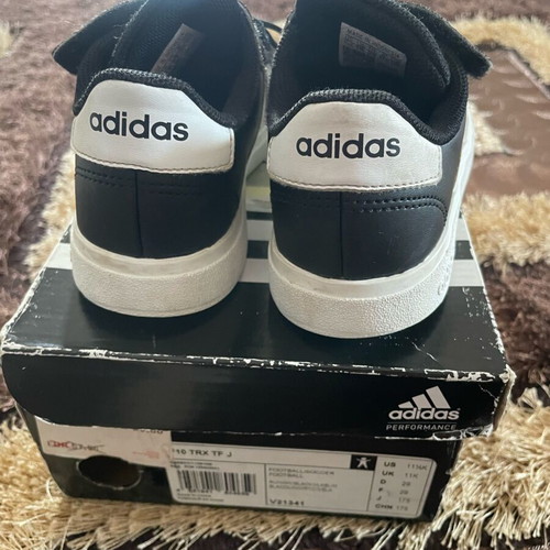 Adidas sneakers size 29 like new, black and white