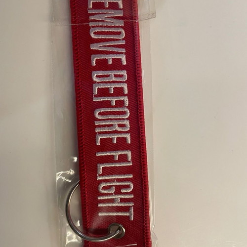 Remove Before Flight keychain new