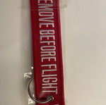 Remove Before Flight keychain new
