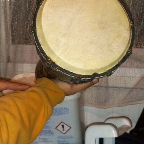 Large handmade Tam Tam drum genuine from Africa new