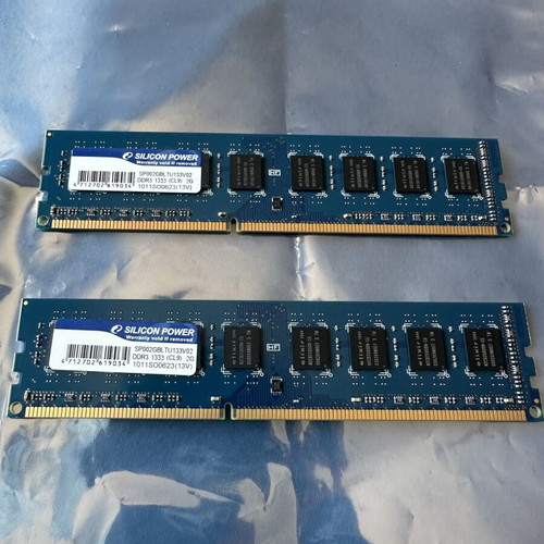 Silicon Power 2GB DDR3 1333MHz CL9 RAM like new for Desktop