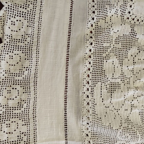 Handmade tablecloth (blanket) 165x250 cm like new