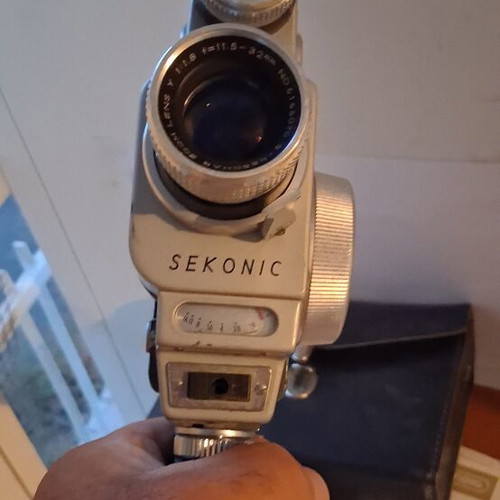 Sekonic vintage video camera used with case and manual