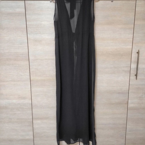 Brand new - Long sleeveless kimono coat beach coverup summer sarong slit