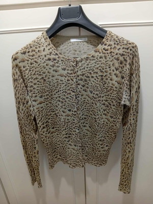 Spring women's leopard cardigan XL 42 like new
