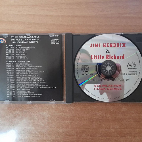 Jimi Hendrix & Little Richard Whole Lotta Shakin' Goin' On CD, rock