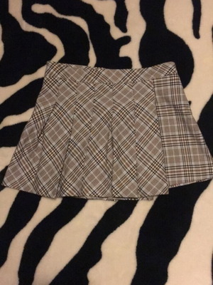 Zara pleated skirt grey like new for girls 11-12 years