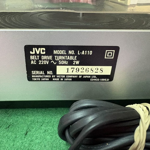 JVC L-A110 vintage vinyl turntable used, for repair or parts