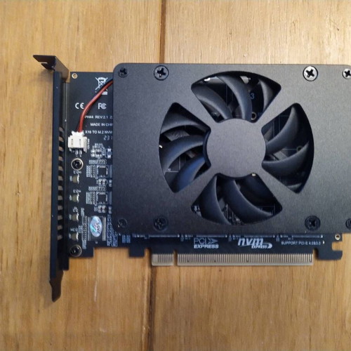 Κάρτα PCI-e 4x M.2 NVMe χωρίς switch
