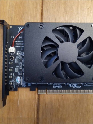 Κάρτα PCI-e 4x M.2 NVMe χωρίς switch